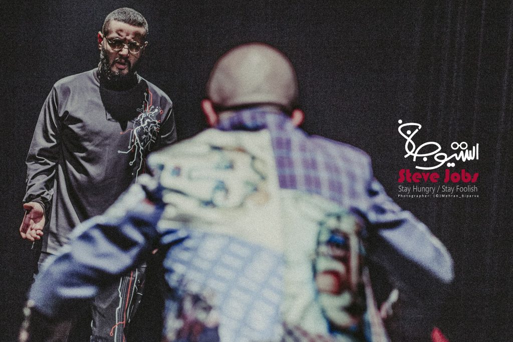 نمایش استیو جابز مهران رنج بر